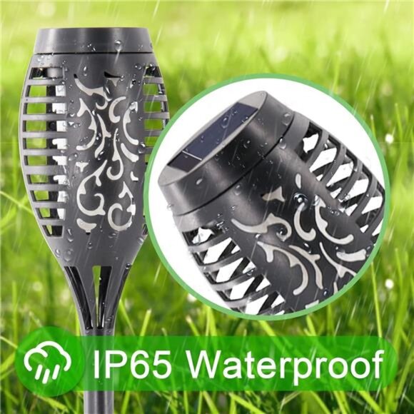 Halloween Decorations Outdoor, 12 Pack Purple Solar Lights Outdoor Waterproof - Picture 5 of 8